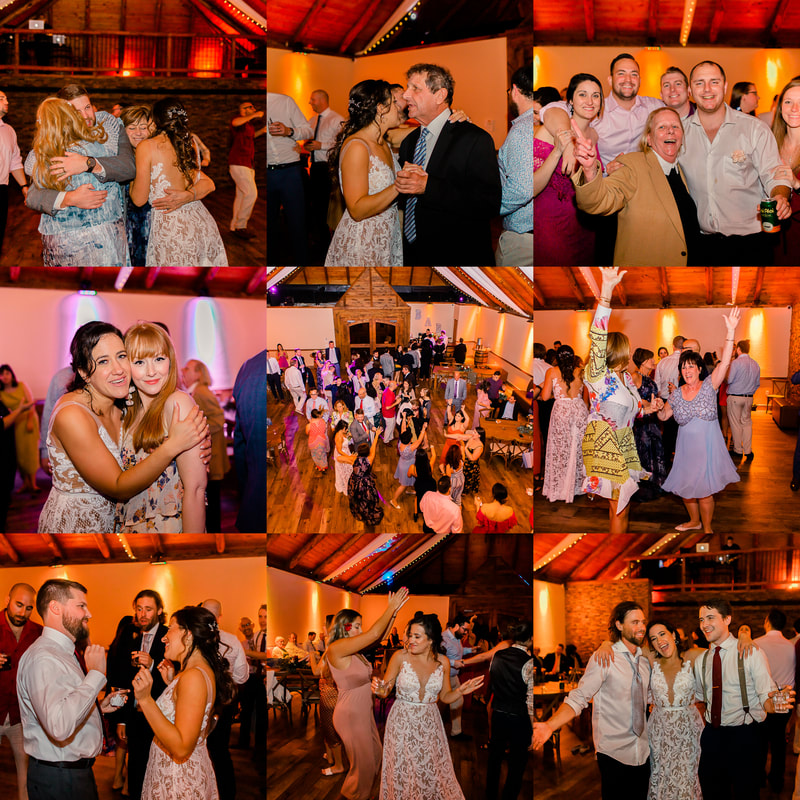 Raleigh Wedding Photographer Mattheson Hammock Park| Longans Place wedding Miami Wedding light and airy candid wedding reception dancing