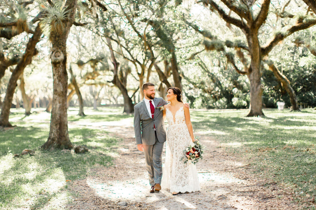 Raleigh Wedding Photographer Mattheson Hammock Park| Longans Place wedding Miami Wedding vibrant wedding candid pictures 