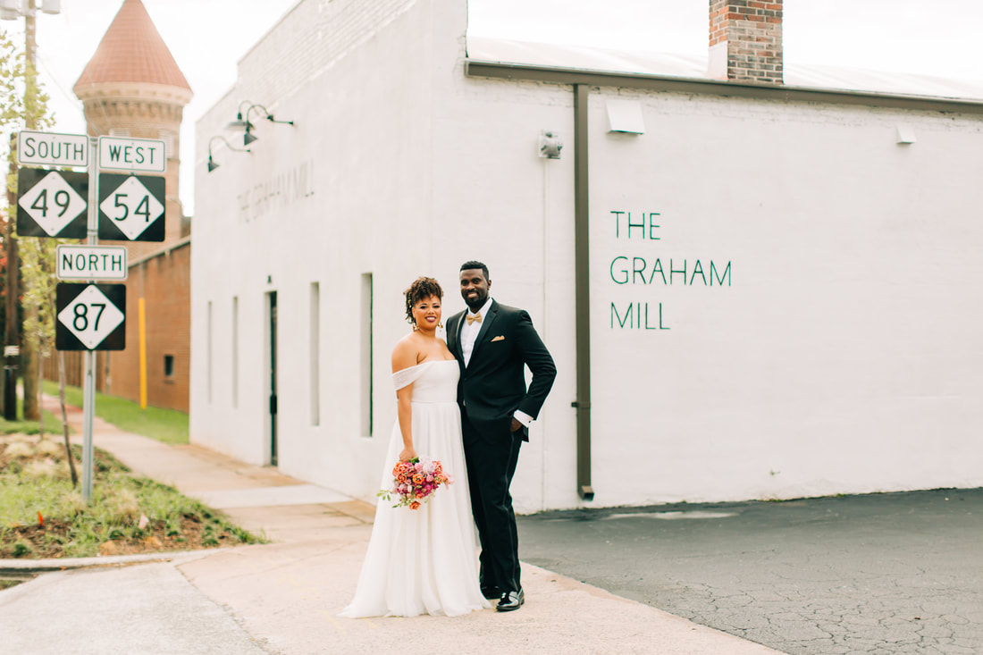 Wedding at the The Graham Mill in Graham, NC