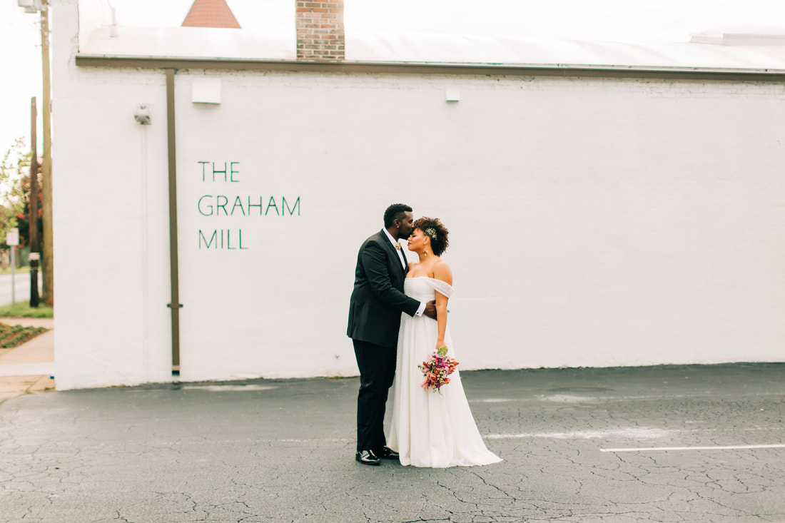 Wedding at the Graham Mill outside of Durham, NC