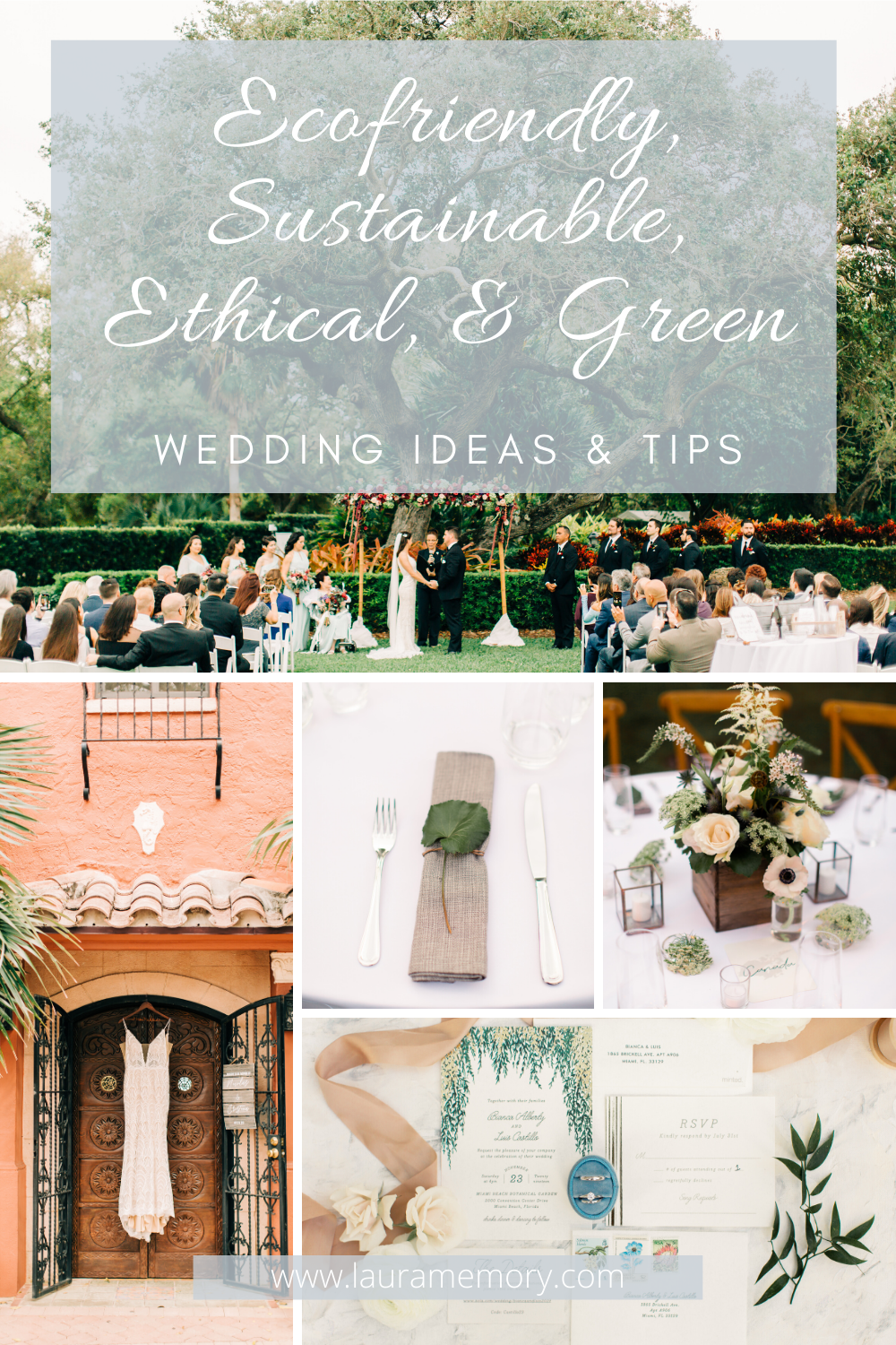 10 Tips To Make Your Wedding Day Eco Friendly | How to Have a Sustainable Wedding | Green Wedding Tips