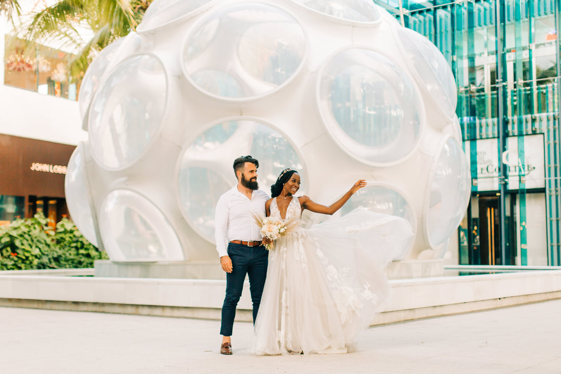 Miami Design District, Miami Design District Elopement Pictures