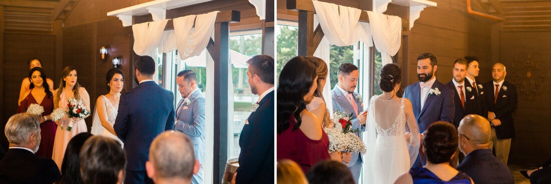 Raleigh Wedding Photographer | Miami Wedding | Casa Tranquila Wedding ceremony first look