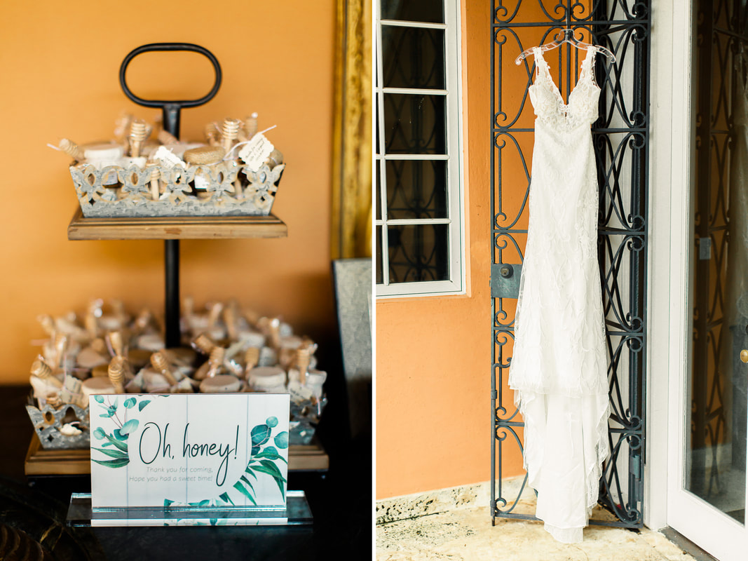 Raleigh Wedding Photographer | Miami Wedding | Casa Tranquila Wedding wedding favors wedding dress