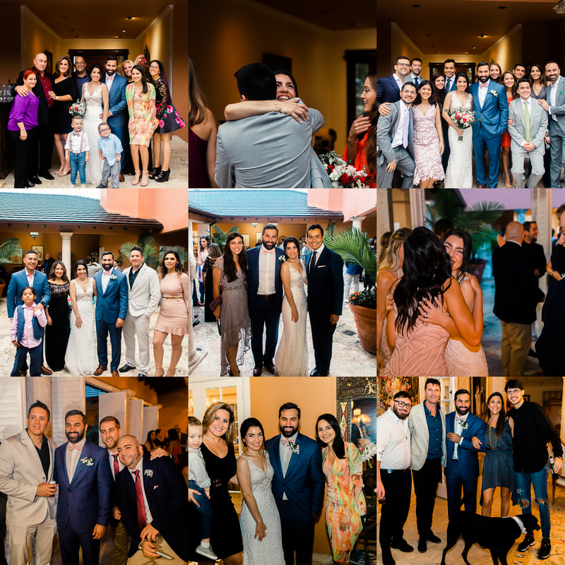 Raleigh Wedding Photographer | Miami Wedding | Casa Tranquila Wedding barn wedding reception cocktail hour