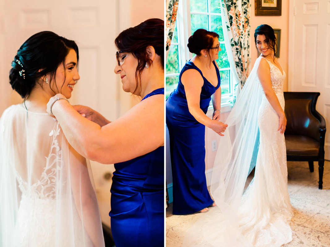 Raleigh Wedding Photographer | Miami Wedding | Casa Tranquila Wedding bridal portraits must have getting ready shots