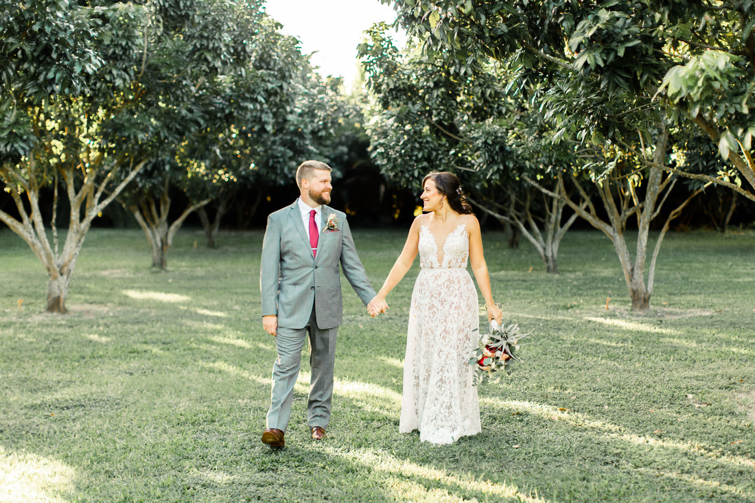 Raleigh Wedding Photographer Mattheson Hammock Park| Longans Place wedding Miami Wedding light and airy candid couple's pictures