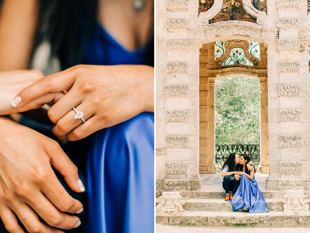 raleigh-wedding-photographer-miami-engagement-photographer-vizcaya-proposal-engagement-lesbian-engagement-ring