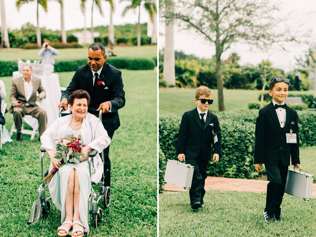 Raleigh Wedding photographer, Thalatta Estate wedding, Miami wedding photographer, wedding ceremony under tree 