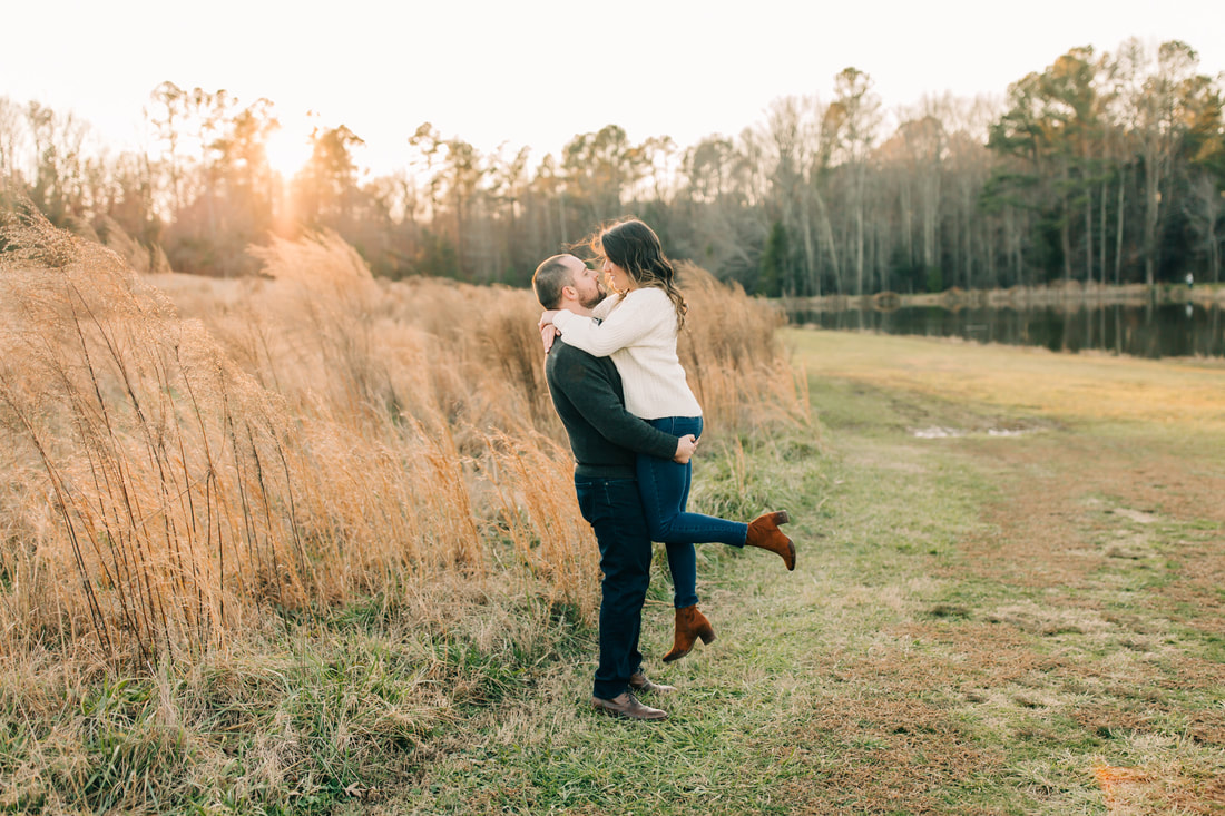 Raleigh wedding photographer and raleigh engagement photographer at NC museum of art 