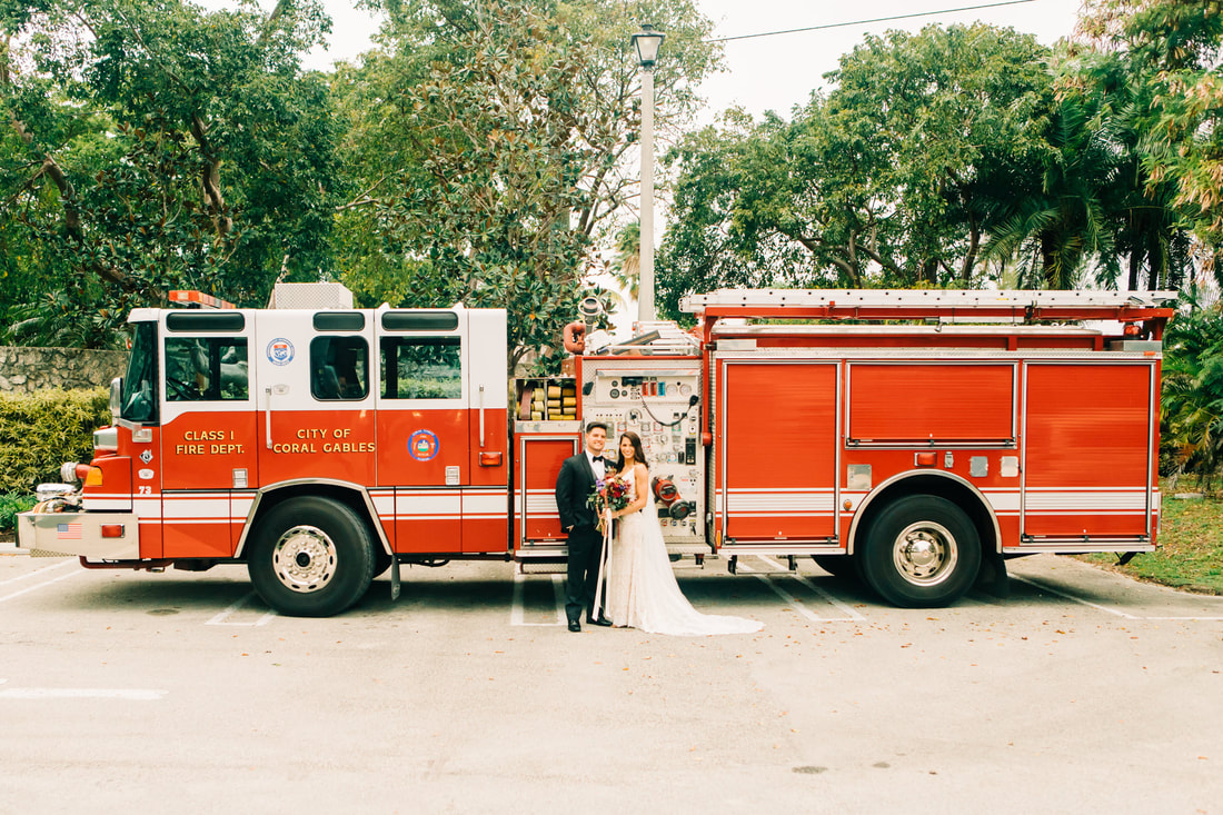 Raleigh Wedding photographer, Thalatta Estate wedding, Miami wedding photographer, fire fighter wedding
